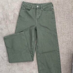 Old Navy Olive Straight-Leg Pants